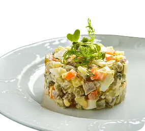 Оливье с говядиной (210 г)