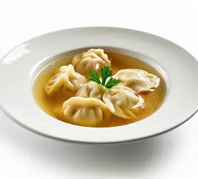 Пельмени с бульоном (350 г)
